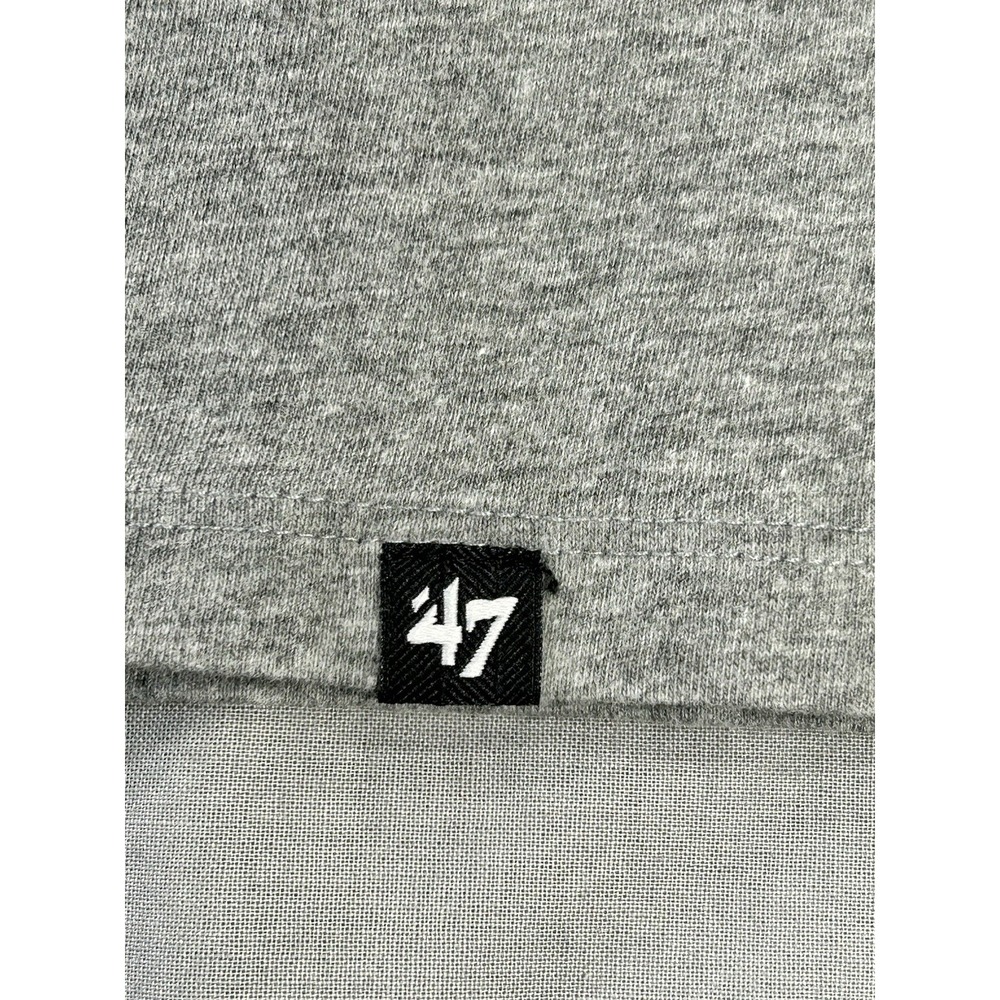 47 Brand Detroit Tigers Short Sleeve Gray T-shirt Men's Medium MLB Baseball - Picture 3 of 6